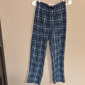 Lucky Brand Blue Plaid Sweatpants